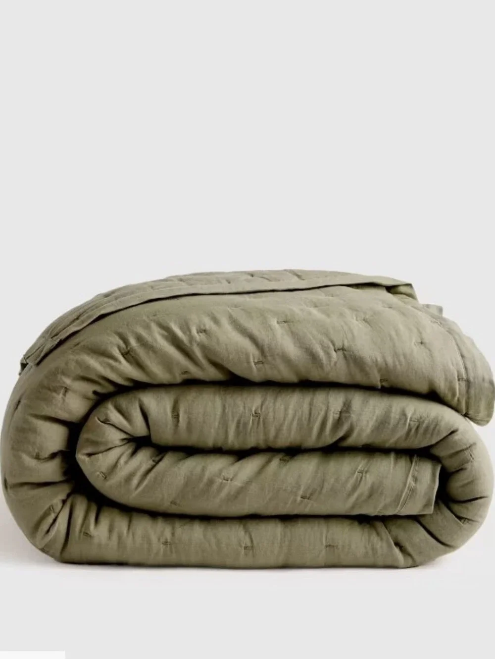 Quince European Linen Dream Quilt - Willowleaf